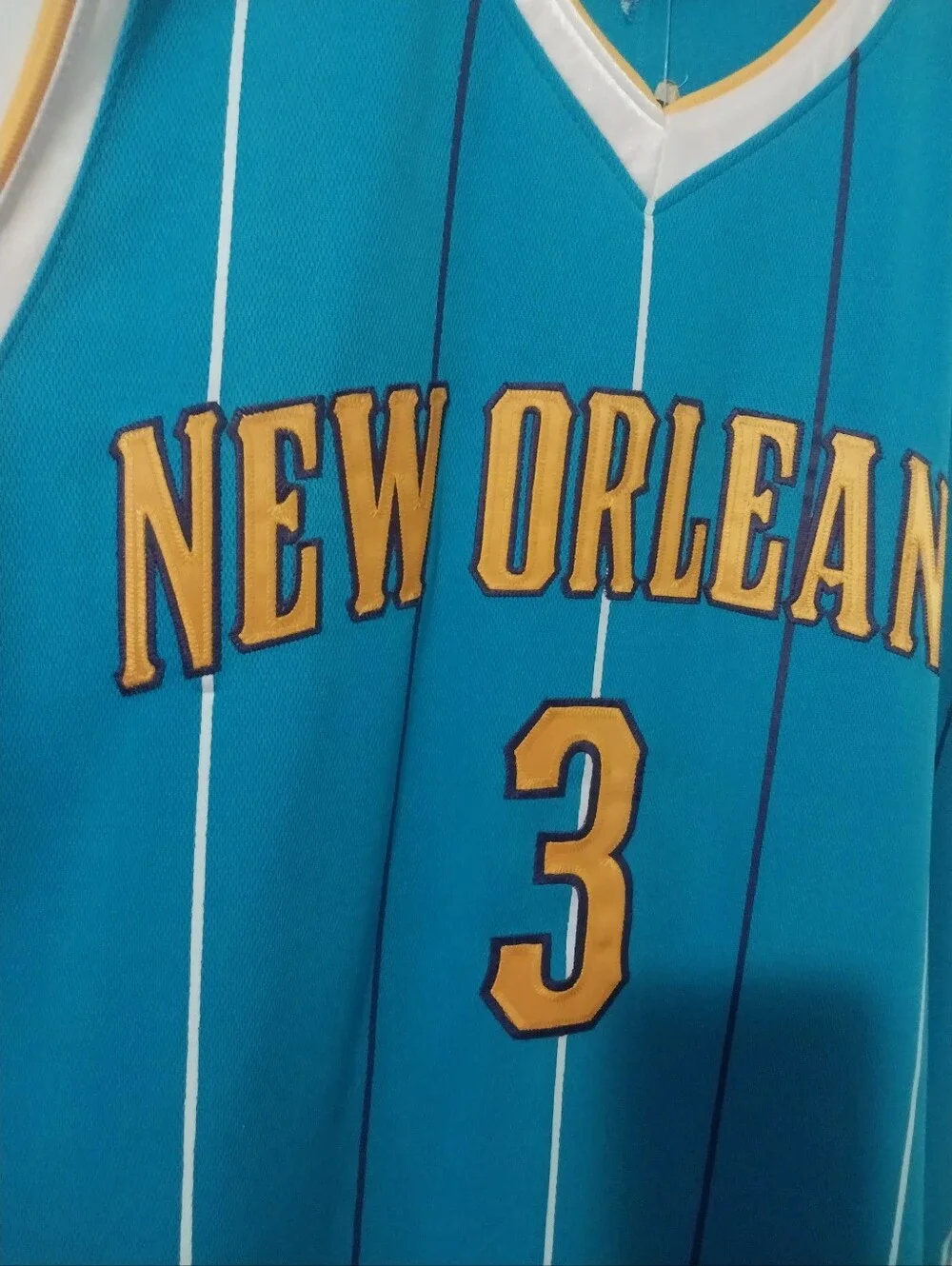 Adidas Authentic New Orleans Hornets Chris Paul Away Jersey Size 52 Bnwts